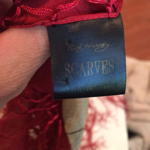 Ed Hardy Silk Scarf - Picture 12 of 13